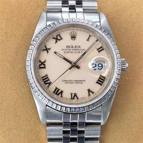 rolex datejust 16220 1980|Rolex 16220 production years.